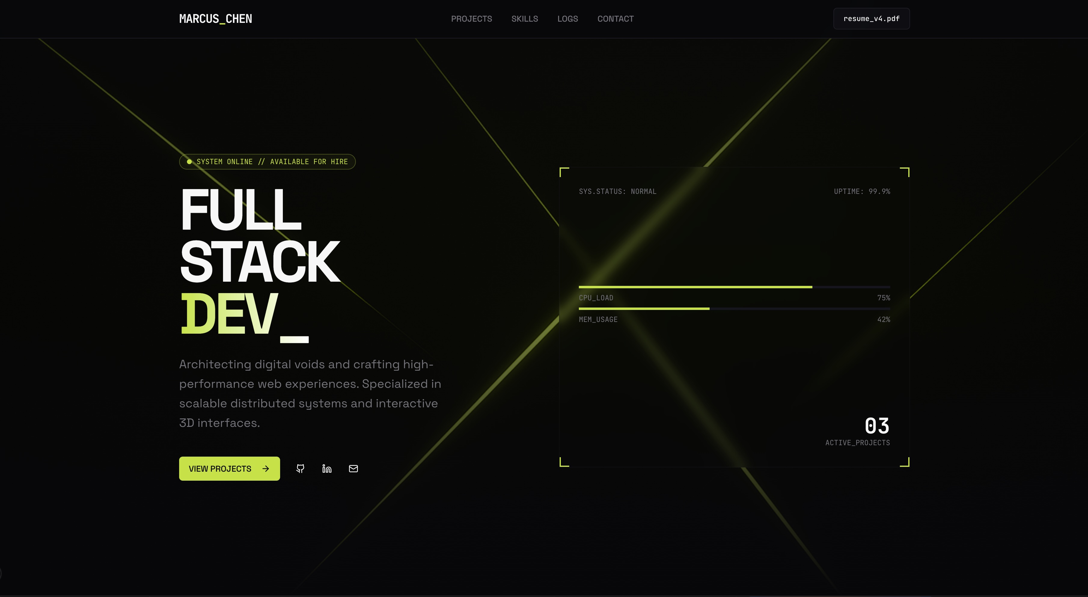 Vax Ling Chei San | Full-Stack Web Developer | Next.js React Node.js